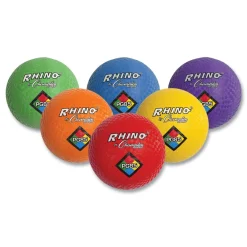 Sale 8.5 in. Diameter Playground Ball Set - Assorted (6/Set) Outdoor Games|Toys