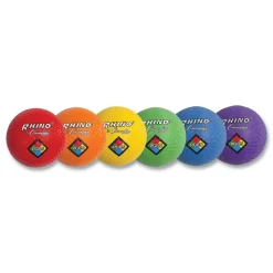Sale 8.5 in. Diameter Playground Ball Set - Assorted (6/Set) Outdoor Games|Toys