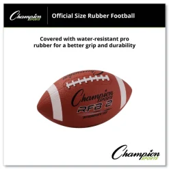 Sale Intermediate Size Rubber Sports Ball For Football - Brown Toys