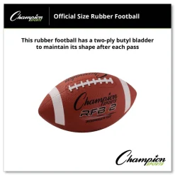 Sale Intermediate Size Rubber Sports Ball For Football - Brown Toys