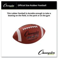 Sale Intermediate Size Rubber Sports Ball For Football - Brown Toys