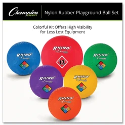 Best Multi-Size Playground Ball Set - Multi-Color (14/Set) Breakroom Supplies