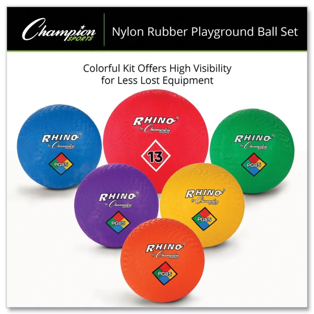 Best Multi-Size Playground Ball Set - Multi-Color (14/Set) Breakroom Supplies