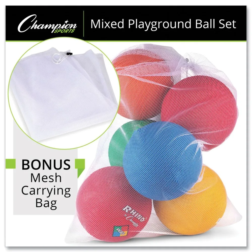 Best Multi-Size Playground Ball Set - Multi-Color (14/Set) Breakroom Supplies
