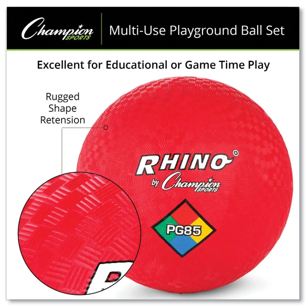 Best Multi-Size Playground Ball Set - Multi-Color (14/Set) Breakroom Supplies