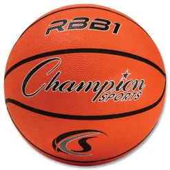 Clearance No. 7 Official Size Rubber Sports Ball For Basketball - Orange Toys