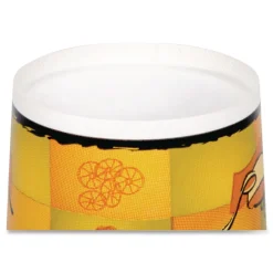 Online 70408 8 oz. - 10 oz. Streetside Paper Food Container with Plastic Lid (250/Carton) Tabletop And Serveware