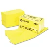 Clearance 24 in. x 24 in. Masslinn Dust Cloths - Yellow (50/Bag 2 Bags/Carton) Cleaning & Janitorial Supplies
