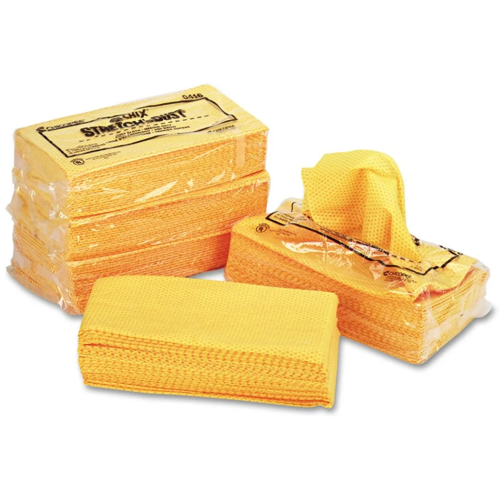 Best 23-1/4 in. x 24 in. Stretch n' Dust Cloths - Orange/Yellow (20/Bag 5 Bags/Carton) Cleaning & Janitorial Supplies