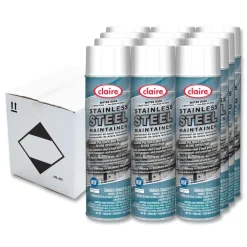 Sale 16 oz. Aerosol Spray Stainless Steel Maintainer - Lemon Scent (12/Carton) Cleaning & Janitorial Supplies