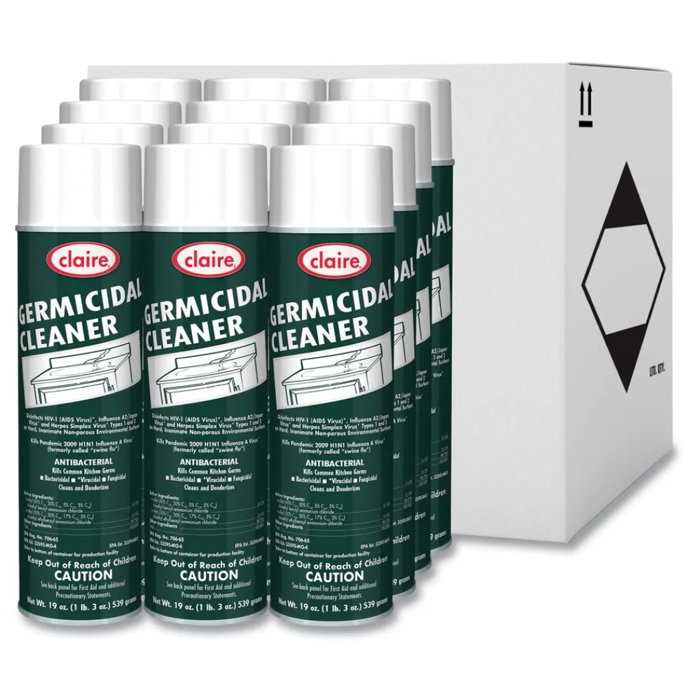 Best 19 oz. Aerosol Spray Germicidal Cleaner - Floral Scent (12/Carton) Cleaning & Janitorial Supplies