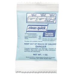 Best 1 oz. Packet Powdered Chlorine-Based Sanitizer (100/Carton) Cleaning & Janitorial Supplies
