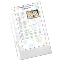 3-Hole Punched Top Load 5.5 in. x 8.5 in. Insert Heavy-Duty Polypropylene Sheet Protectors - Clear Front (50/Box) Office Presentation Supplies