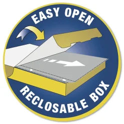 3-Hole Punched Top Load 5.5 in. x 8.5 in. Insert Heavy-Duty Polypropylene Sheet Protectors - Clear Front (50/Box) Office Presentation Supplies