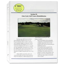 Outlet 3-Hole Punched Top Load 8.5 in. x 11 in. Insert Medium-Duty Polypropylene Sheet Protectors - Nonglare Clear Front (100/Box) Office Presentation Supplies