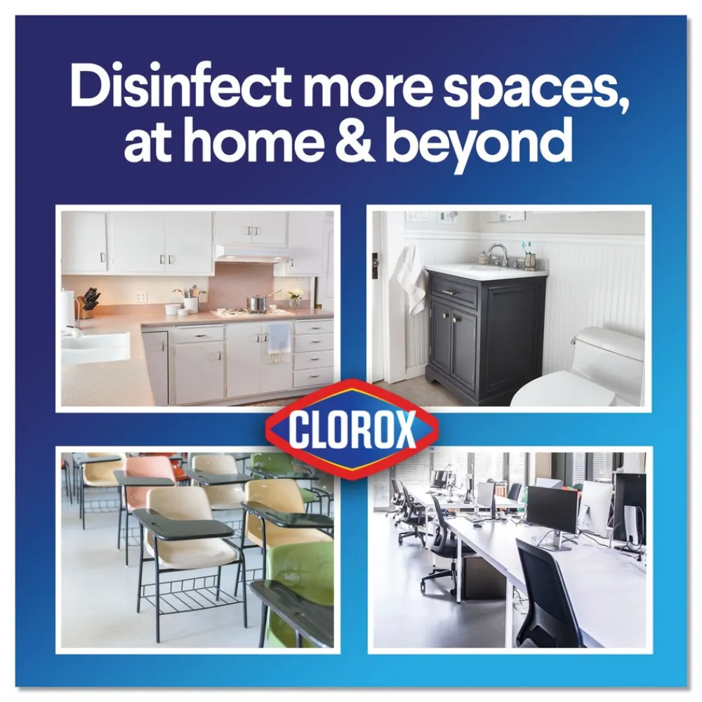 New 7 in. x 8 in. 1-Ply Bleach Free Disinfecting Wipes - Fresh Scent, White (12 Canisters/Carton) Cleaning & Janitorial Supplies