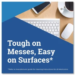 Best 7 in. x 8 in. 1-Ply Disinfecting Wipes - Lemon Fresh, White (75/Canister, 6/Carton) Cleaning & Janitorial Supplies