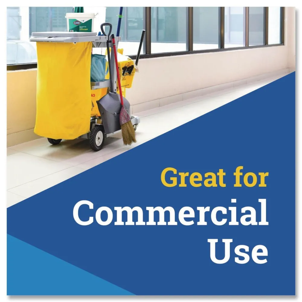 Best 7 in. x 8 in. 1-Ply Disinfecting Wipes - Lemon Fresh, White (75/Canister, 6/Carton) Cleaning & Janitorial Supplies