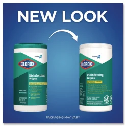 Hot 7 in. x 8 in. 1-Ply Disinfecting Wipes - Fresh Scent, White Skin Care & Personal Hygiene