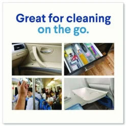 Clearance 8 in. x 7 in. 1-Ply Easy Pull Pack Disinfecting Wipes - Lemon Scent White (6 Boxes/Carton) Cleaning & Janitorial Supplies