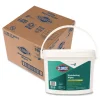 Best 1 Ply 7 in. x 8 in. Fresh Scent Disinfecting Wipes - White (1/Carton) Cleaning & Janitorial Supplies