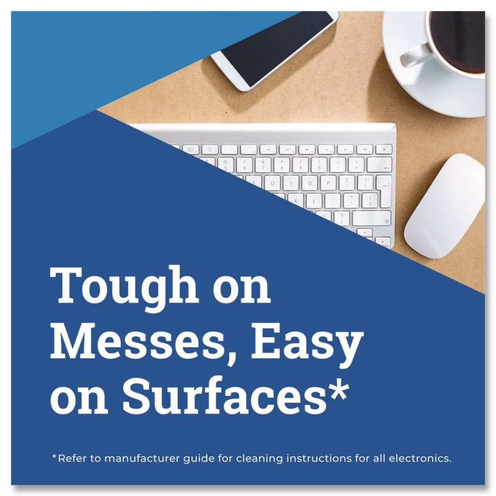 Best 1 Ply 7 in. x 8 in. Fresh Scent Disinfecting Wipes - White (1/Carton) Cleaning & Janitorial Supplies