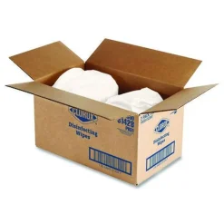 New 1 Ply 7 in. x 8 in. Fresh Scent Disinfecting Wipes - White (2/Carton) Cleaning & Janitorial Supplies