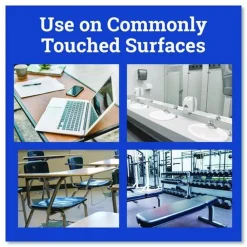 New 1 Ply 7 in. x 8 in. Fresh Scent Disinfecting Wipes - White (2/Carton) Cleaning & Janitorial Supplies