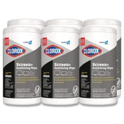 Sale Pro ScreenPlus 6 in. x 8 in. Sanitizing Wipes - Citrus Blend White (6/Carton) Cleaning & Janitorial Supplies