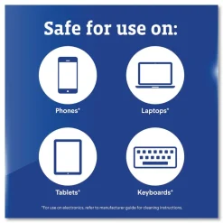 Sale Pro ScreenPlus 6 in. x 8 in. Sanitizing Wipes - Citrus Blend White (6/Carton) Cleaning & Janitorial Supplies