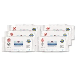 Best 32621 6.75 in. x 9 in. 1-Ply Bleach Germicidal Disinfectant Wipes - Unscented/White (6/Carton) Cleaning & Janitorial Supplies