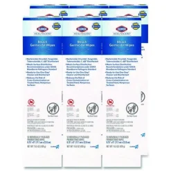 Best 6.75 in. x 9 in. 1-Ply Individual Bleach Germicidal Wipes - Unscented White (6/Carton) Cleaning & Janitorial Supplies