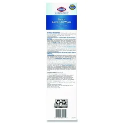 Best 6.75 in. x 9 in. 1-Ply Individual Bleach Germicidal Wipes - Unscented White (6/Carton) Cleaning & Janitorial Supplies