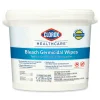 Outlet 12 in. x 12 in. 1-Ply Bleach Germicidal Wipes - Unscented, White (110/Bucket) Skin Care & Personal Hygiene