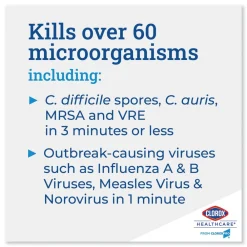 Outlet 12 in. x 12 in. 1-Ply Bleach Germicidal Wipes - Unscented, White (110/Bucket) Skin Care & Personal Hygiene