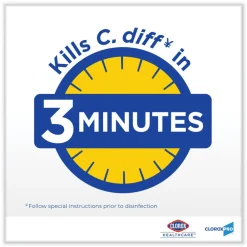 Outlet 12 in. x 12 in. 1-Ply Bleach Germicidal Wipes - Unscented, White (110/Bucket) Skin Care & Personal Hygiene