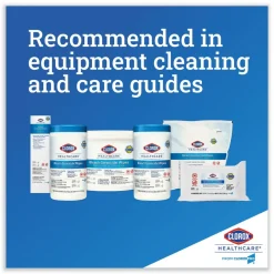 Outlet 12 in. x 12 in. 1-Ply Bleach Germicidal Wipes - Unscented, White (110/Bucket) Skin Care & Personal Hygiene