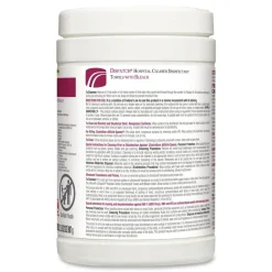 Online 6-3/4 in. x 8 in. Dispatch Cleaner Disinfectant Towels (8/Carton) Cleaning & Janitorial Supplies