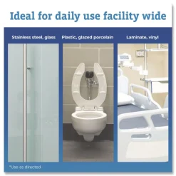 Outlet 12 in. x 11 in. Hydrogen Peroxide Cleaner Disinfectant Wipes - Unscented White (2/Carton) Cleaning & Janitorial Supplies