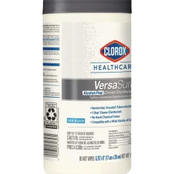 Sale VersaSure 6.75 in. x 8 in. 1-Ply Cleaner Disinfectant Wipes - Original Scent White Cleaning & Janitorial Supplies
