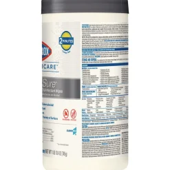 Sale VersaSure 6.75 in. x 8 in. 1-Ply Cleaner Disinfectant Wipes - Original Scent White Cleaning & Janitorial Supplies