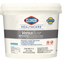 Best VersaSure 12 in. x 12 in. 1-Ply Cleaner Disinfectant Wipes - Fragranced White Cleaning & Janitorial Supplies