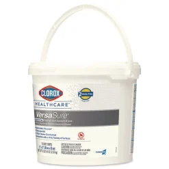 Hot VersaSure 12 in. x 12 in. 1-Ply Cleaner Disinfectant Wipes - Fragranced White (2/Carton) Cleaning & Janitorial Supplies