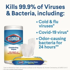 Best 12-Pack Citrus Blend Disinfecting Wipes Cleaning & Janitorial Supplies