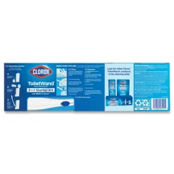 Clearance ToiletWand Disposable Toilet Cleaning System with Caddy and Refills - White (1-Kit) Drain Cleaning