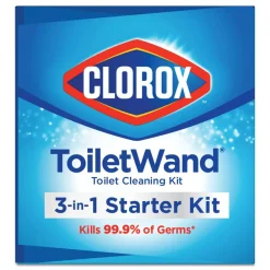 Clearance ToiletWand Disposable Toilet Cleaning System with Caddy and Refills - White (1-Kit) Drain Cleaning