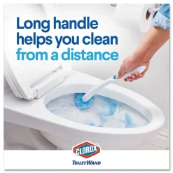 Clearance ToiletWand Disposable Toilet Cleaning System with Caddy and Refills - White (1-Kit) Drain Cleaning