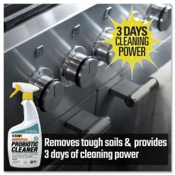 Hot 32 oz. Commercial Probiotic Cleaner Spray - Lemon Scent (6/Carton) Cleaning & Janitorial Supplies