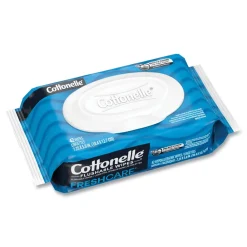 Hot 44932 1-Ply 3.75 in. x 5.5 in. Fresh Care Flushable Cleansing Cloths - White Cleaning & Janitorial Supplies