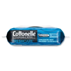 Discount 1-Ply 3.75 x 5.5 Fresh Care Flushable Cleansing Cloths - White (12/Carton) Cleaning & Janitorial Supplies